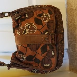 Brown Fossil Crossbody